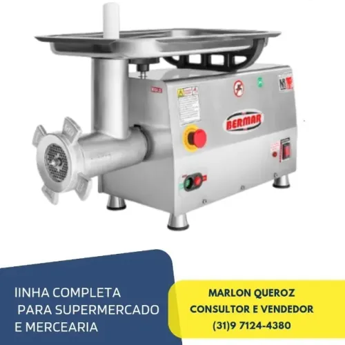 Moedor de Carne Bermar Boca 22 Novo