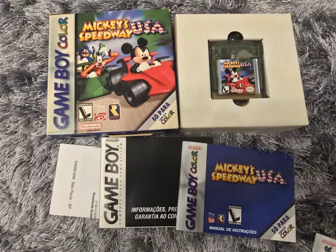 Mickey's Speedway Usa - Game Boy Color Completo