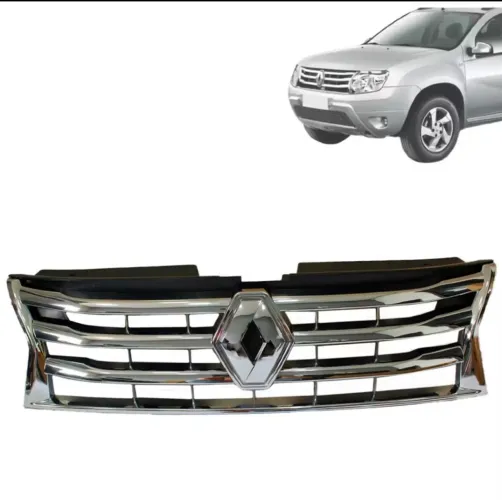 Grade frontal com emblema Duster 2014 1.6 dynamique