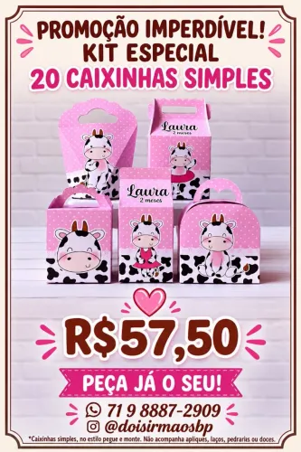 CAIXINHAS PERSONALIZADAS