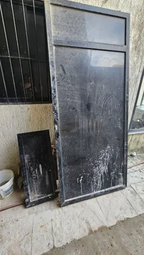 Por ta alumínio 2,25x98