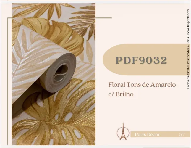 Papel de parede vinílico 10m x 0,53cm produto de qualidade 