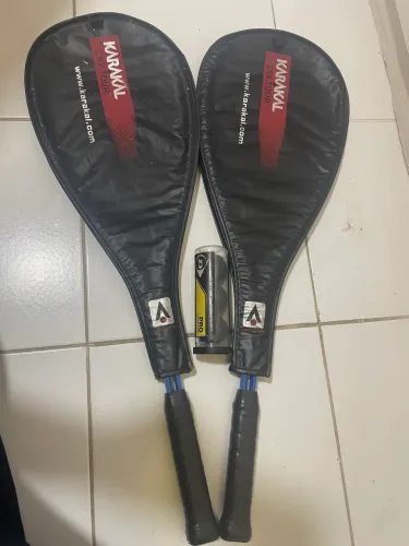 Raquete de Squash Karakal com bolas Dunlop Pro 