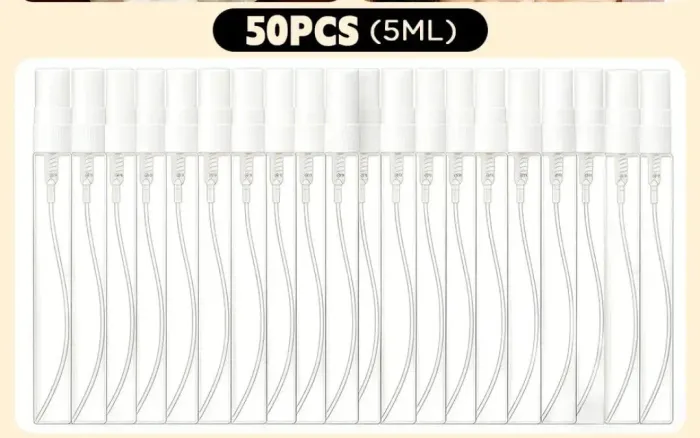 Frasco spray 5ml 50 unidades 