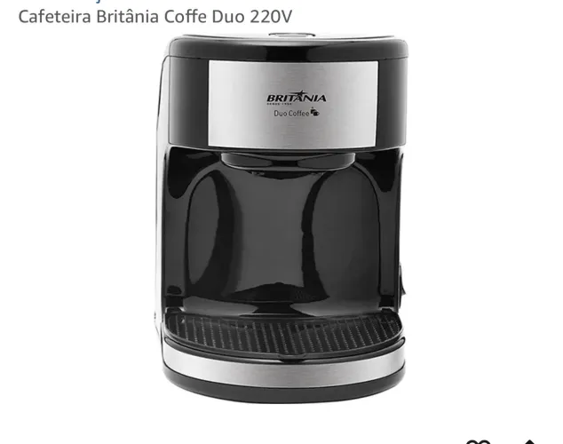 Cafeteira Duo Coffee 450w Britânia (2 xícaras incluso) 220V - LACRADO | NF