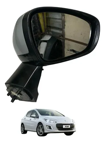 Retrovisor Direito Peugeot 308 2013 A 2015