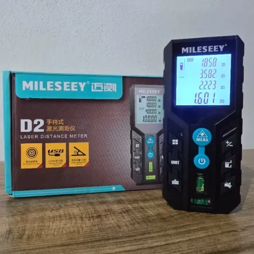 Trena Laser 40m Mileseey d2