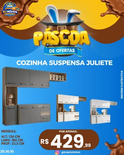 Cozinha suspensa (Pague na entrega)