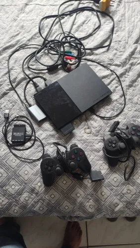 Playstation 2 Slim Completo Vários Jogos