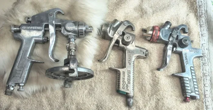 Pistolas de pintura para conserto / aproveitamento de peças 