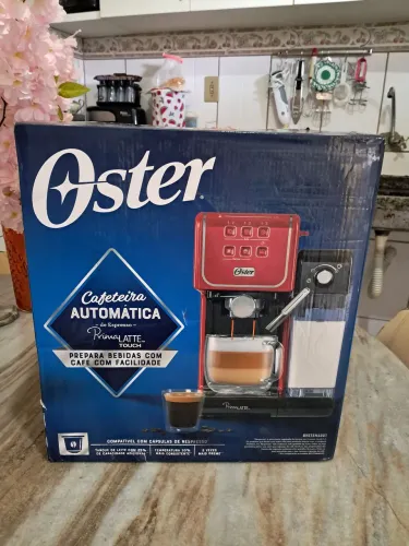 Cafeteira Espresso Oster PrimaLatte Touch Red - Lacrada