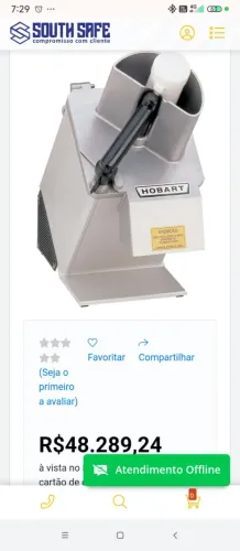 Processador de Alimentos Industrial Hobart FP100 (Oportunidade!)