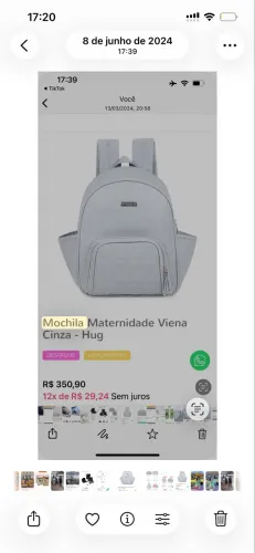 Mochila maternidade HUG