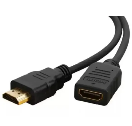 2 Cabos Extensores Hdmi Emenda 30 Centímetros - NOVO