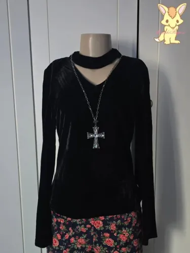 Blusa veludo alt