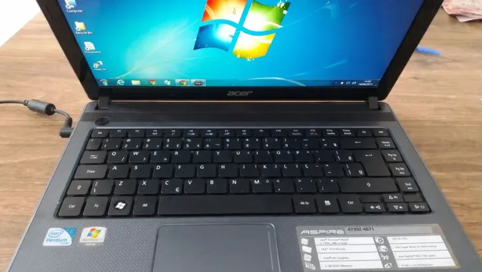 Notebook Acer aspire formatado+tablet Multilaser R$630