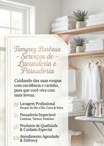 Serviço de lavanderia 