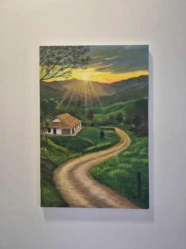 Pintura Óleo sobre tela - Sítio