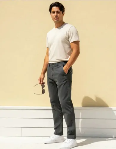 Calça Masculina Empório Colombo Veludo Cotele Grosso 44