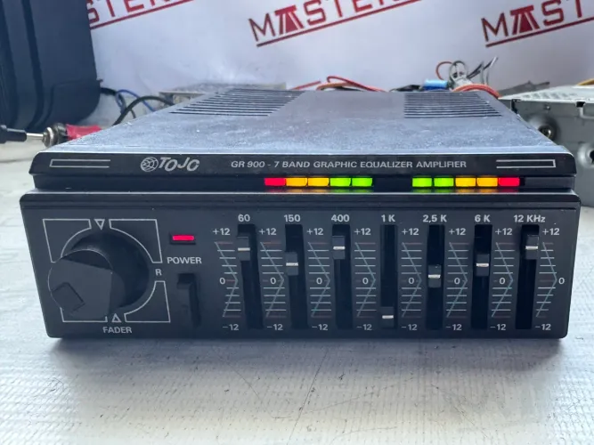 Equalizador e amplificador tojo gr-900 seminovo na promoção