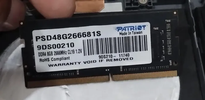 MEMÓRIA DDR4 8GB 2666MHZ NOTEBOOK
