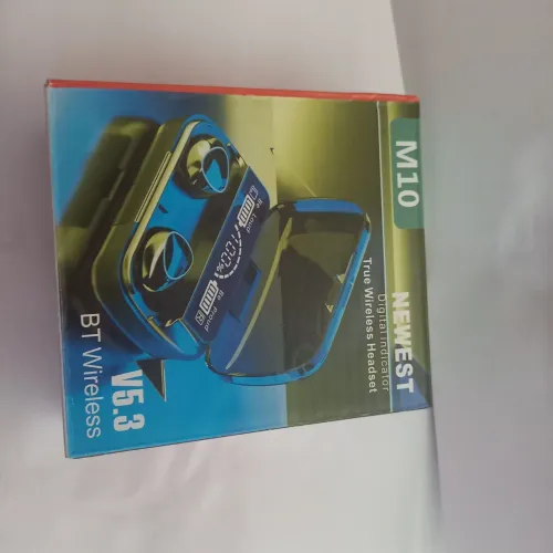 Fones de Ouvido Bluetooth M10 V5.3 Com Power Bank