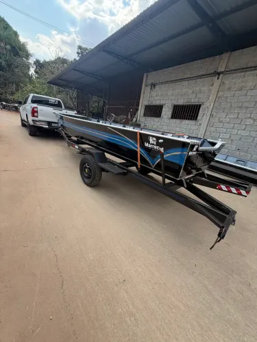 Canoa marreco 5 Mt  com carretinha nova sem uso mais barato do brasil 