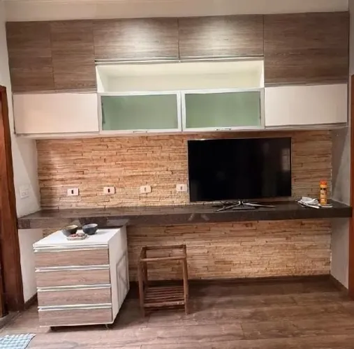 Armário planejado para Cozinha: 2 Armários Aéreos + Gaveteiro Móvel
