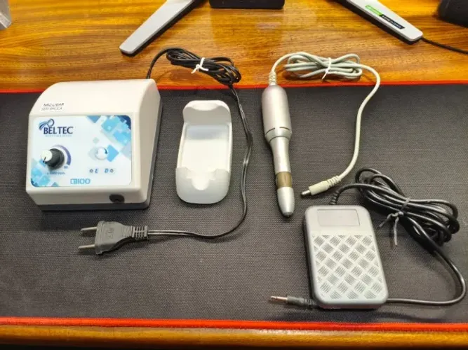 MICRO MOTOR BELTEC LB 100 NOVO COM ACESSÓRIOS
