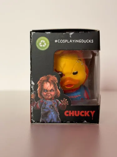 boneco colecionável mini chucky scarred
