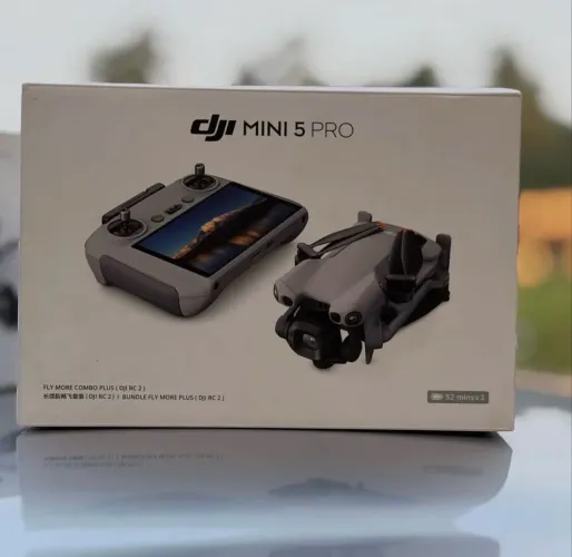 DRONE DJI MINI 5 PRO PLUS COMBO COM 3 BATERIA DE 52 MINUTOS CADA UMA DRONE HOMOLOGADO