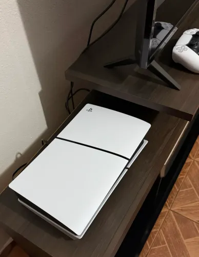 Console Sony Playstation 5 Edição Slim Disk 1tb Branco + Controle Sem Fio