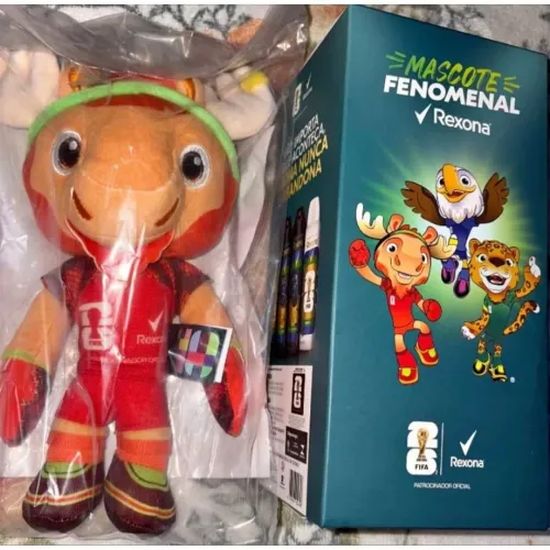 Mascote Copa do Mundo 2026 Maple Pelúcia Fenomenal Rexona
