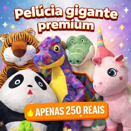 ? PELÚCIA GIGANTE - QUALIDADE PREMIUM! ?