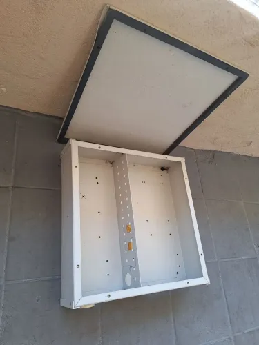 Painel comando quadro eletrico metal para automacao