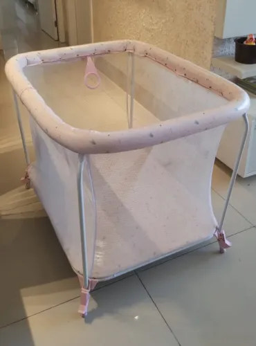 Cercadinho de Bebê Rosa
