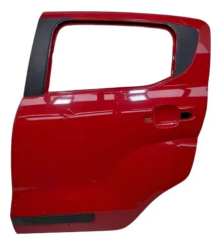 Porta Traseira Esquerda Mobi 2016 2021 Vermelha W 467