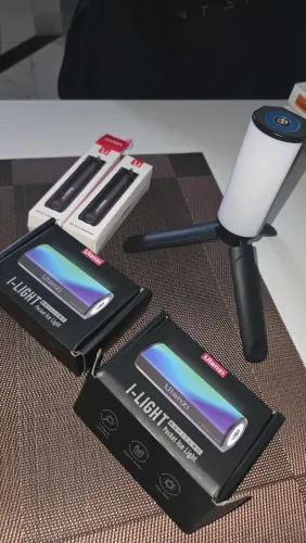 Kit 2 Luzes Ulanzi i-Light RGB + Base Extensora MT-14