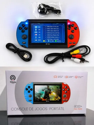 Console game mais de 6000 mil jogos