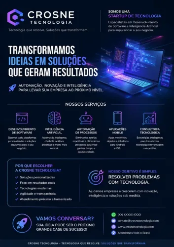 Serviços de tecnologia 