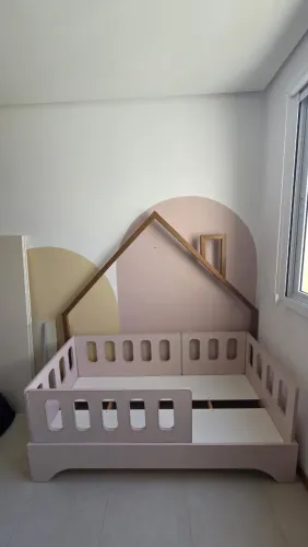 Cama infantil Montessori c/ Casinha