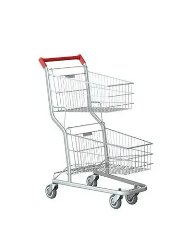 Carrinho de Compras Premium 90 Litros Duplo Amapá