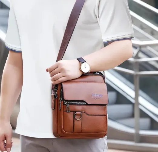 Shoulder bag masculina bolsa transversal Jeep 