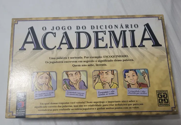 Jogo Academia - Grow (Jogo do Dicionário)