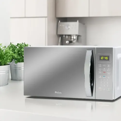 Micro-ondas Philco 33L Espelhado 1400W - 8 meses de uso