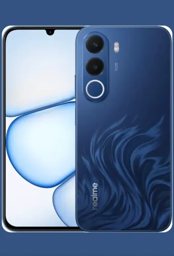 Realme C100 x 4/256 GB azul e dourado 