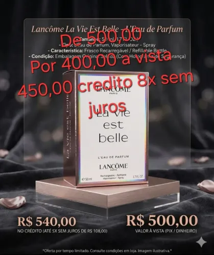 Perfume Lá vie est belle original 50ml