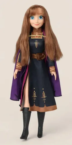 Boneca Anna Frozen 2 Baby Brink 55cm Articulada - Original Disney - 