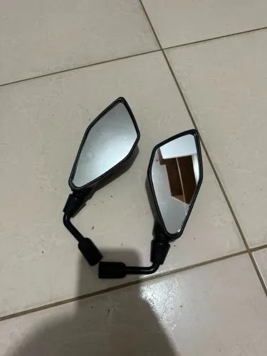 Retrovisor de Moto Preto estilo kawasaki