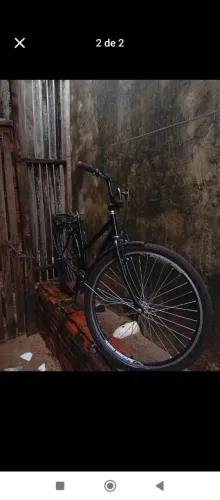 Vendo bicicleta preta pra vender logo 